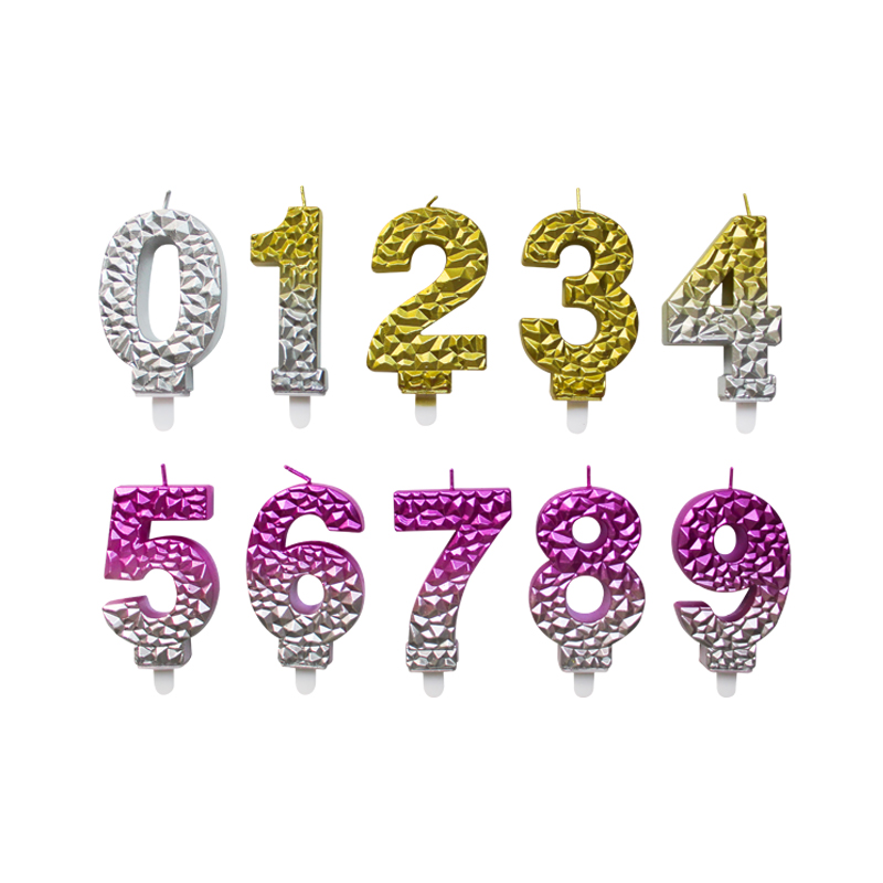 Diamantslipade digitala ljus