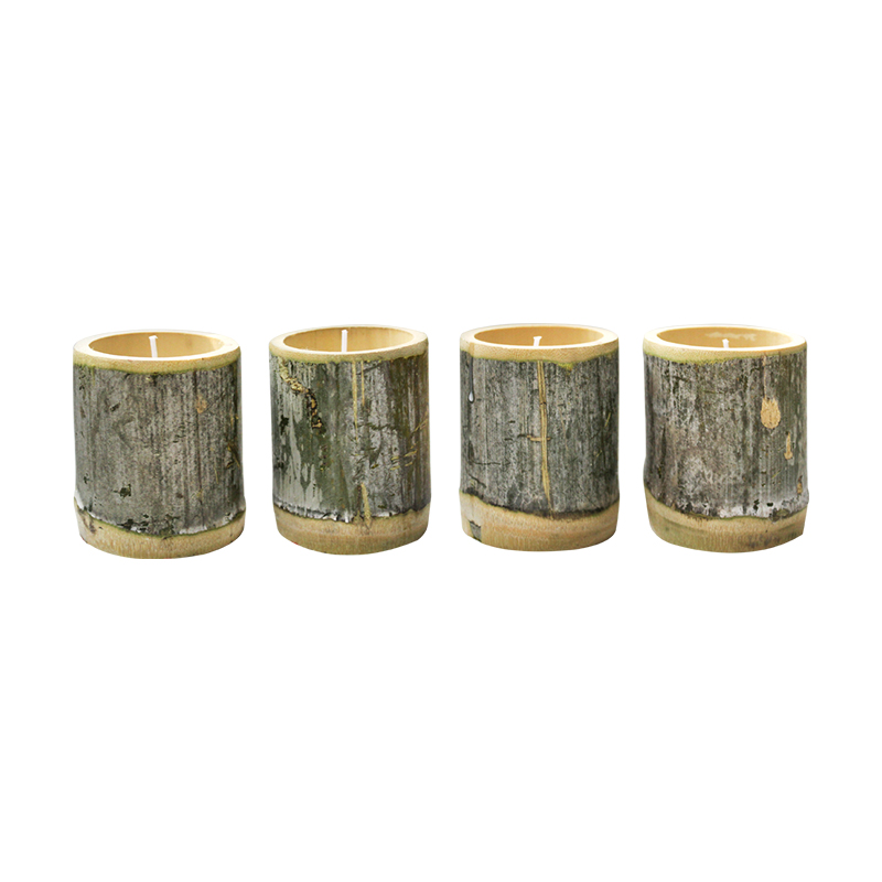Original bambu aromaterapi kopp ljus